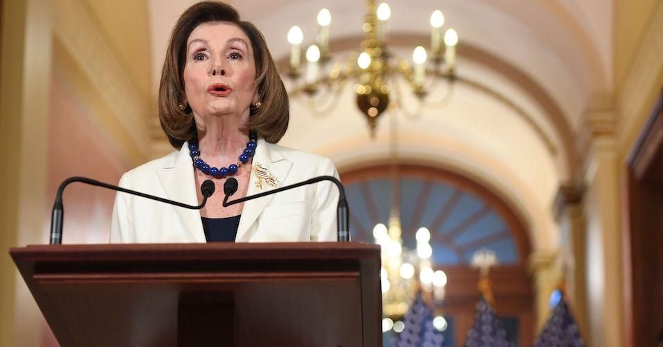Speaker of the House Nancy Pelosi speaks about the impeachment inquiry of President Donald Trump in Washington, D.C. on December 5, 2019.