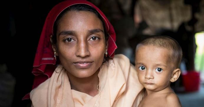 Rohingya mother