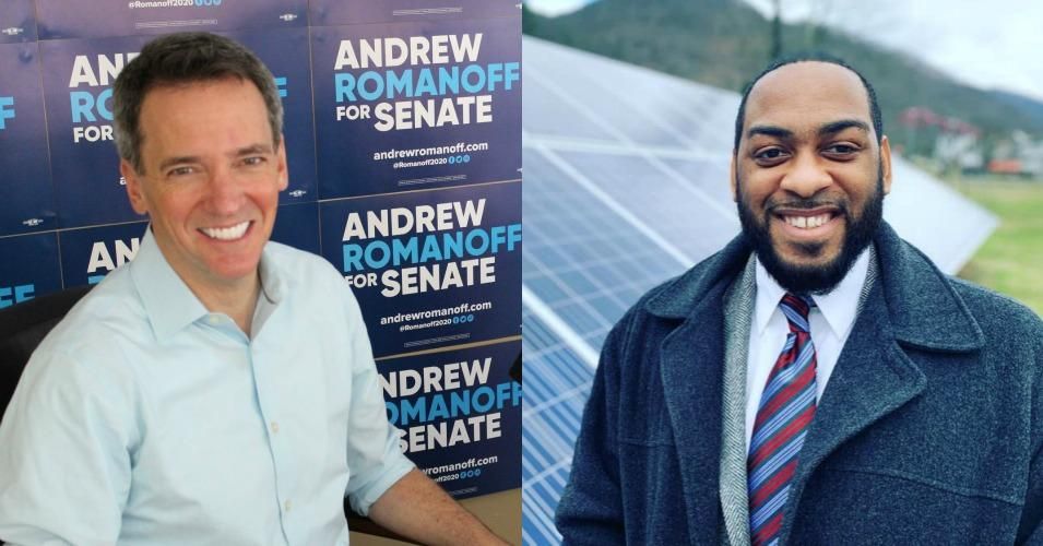 U.S. Senate candidates Andrew Romanoff of Colorado and Charles Booker of Kentucky were defeated in Democratic primary races in June. 