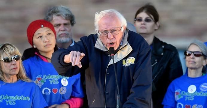 Sen. Bernie Sanders told voters in Boulder, Colorado on Monday: "Stand tall and vote yes on Amendment 69." (Photo: Jeremy Papasso/ Daily Camera)