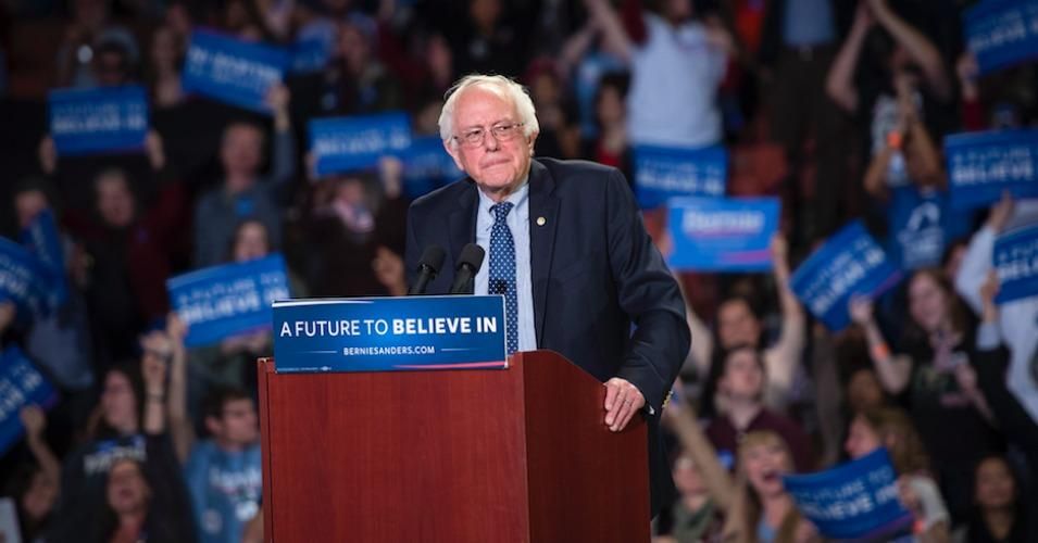"There would be nothing that would give me greater pleasure than in fact beating Donald Trump," Sen. Sanders told a crowd in Greenville, S.C. (Photo: BernieSanders.com)