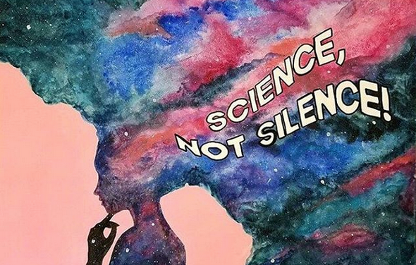 From the muzzling of scientists and government agencies, to the immigration ban, the deletion of scientific data, and the de-funding of public science, the erosion of our institutions of science is a dangerous direction for our country. (Image: Veronica Carrillo via ScienceMarchDC)