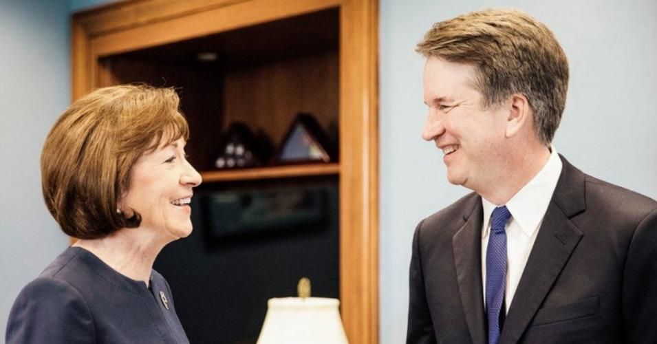 Sen. Susan Collins (R-Maine) appeared satisfied with Judge Brett Kavanaugh's statement last month that Roe vs. Wade is "settled law"—but revelations in his confirmation hearings have shown that he believes the law could be overruled by the Supreme Court.