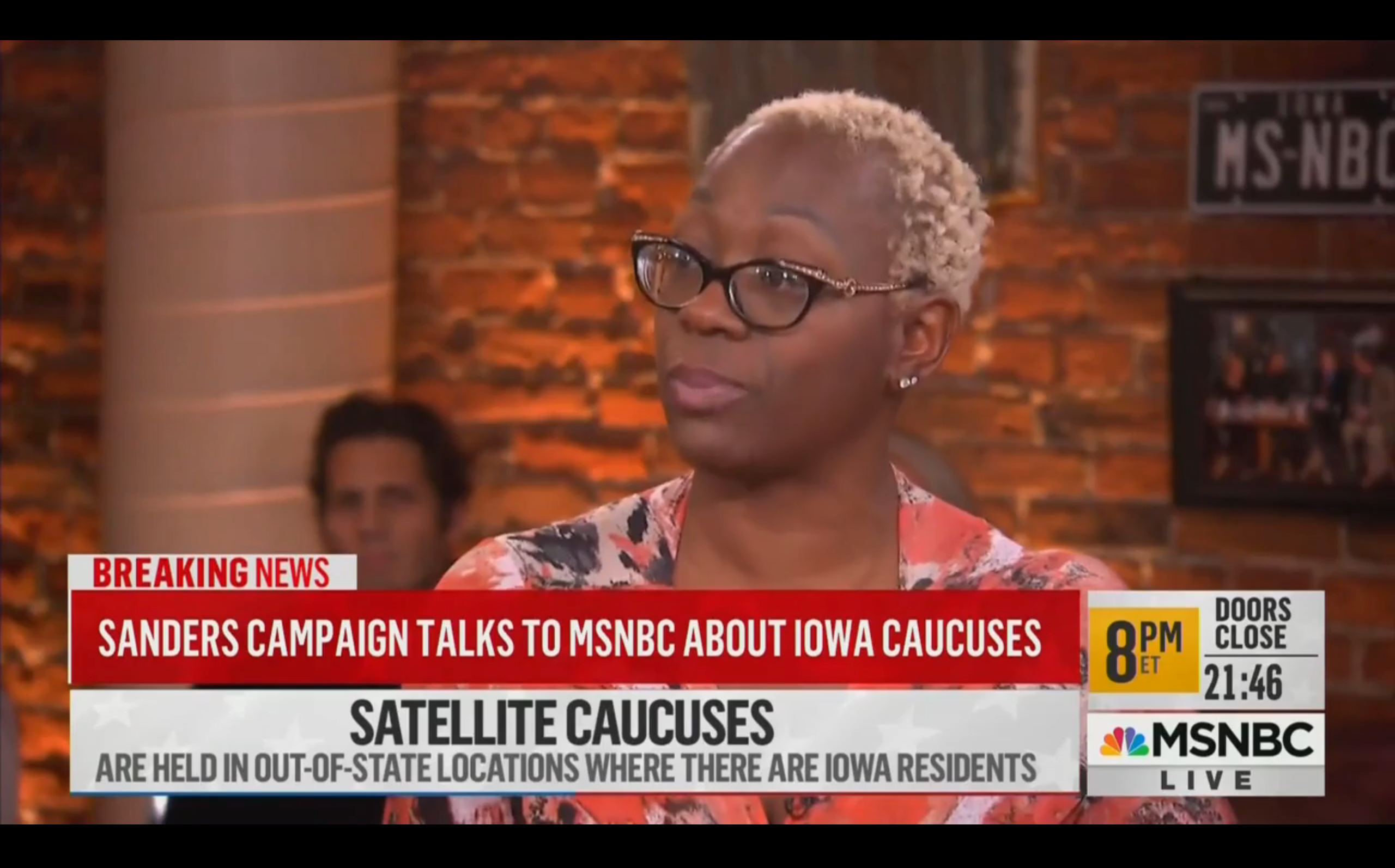 Nina Turner, national co-chair for the Bernie Sanders campaign, on MSNBC Monday night.