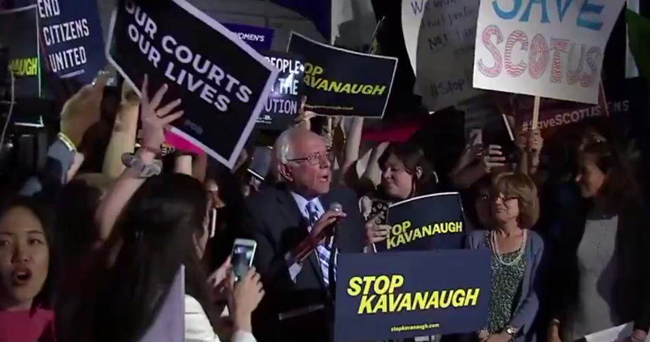 "I'm not going to kid anybody. This is a tough fight, but it is a fight we can win." So declared Sen. Bernie Sanders late Monday night at a rally outside the U.S. Supreme Court