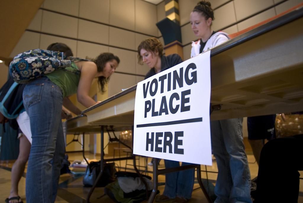 Civil rights advocates and secretaries of states are warning against a provision in a DHS reauthorization bill that would let the president dispatch Secret Service to polling places. (Photo: Penn State/flickr/cc)