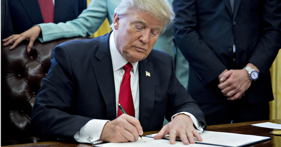President Donald Trump campaigned on a promise to roll back regulations, and he has largely delivered on his pledge. (Photo: Andrew Harrer/Getty Images)