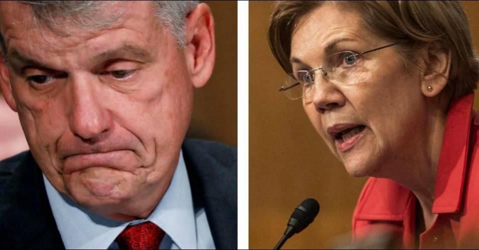 As Wells Fargo CEO Tim Sloan Reaches for Golden Parachute, Warren Says