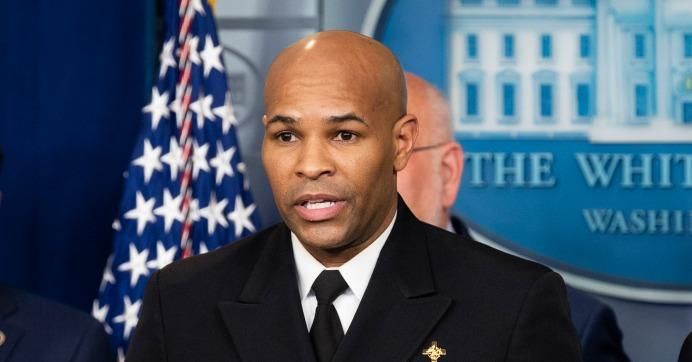 Dr. Jerome Adams, Surgeon General of the United States, speaks at the Coronavirus Task Force Press Conference on March 9, 2020.