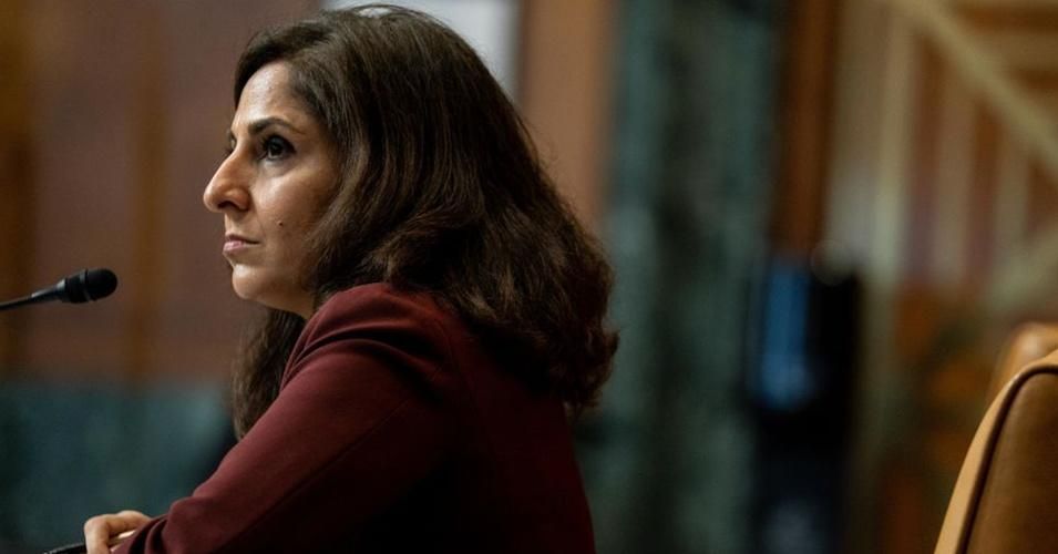 Neera Tanden, nominee for Director of the Office of Management and Budget (OMB), testifies at her confirmation hearing before the Senate Budget Committee on February 10, 2021 at the U.S. Capitol in Washington, D.C. (Photo: Anna Moneymaker/Pool-Getty Images)