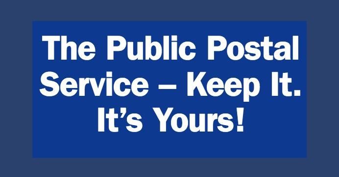 The Tax Day message from the American Postal Workers Union.