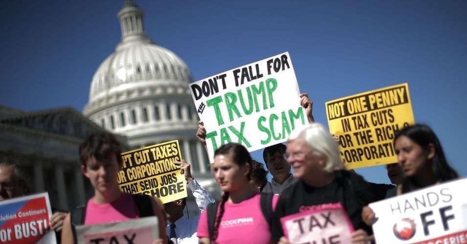 tax scam sign