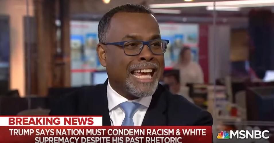 Eddie Glaude, a Princeton University professor and MSNBC contributor, said Monday night that while Trump's own racism cannot be ignored, the fact of the matter is that the president is "a manifestation of the ugliness" that pervades the nation. (Photo: Screenshot/MSNBC)