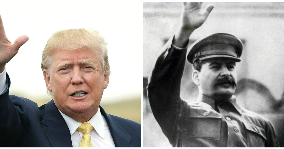 Donald Trump and Josef Stalin