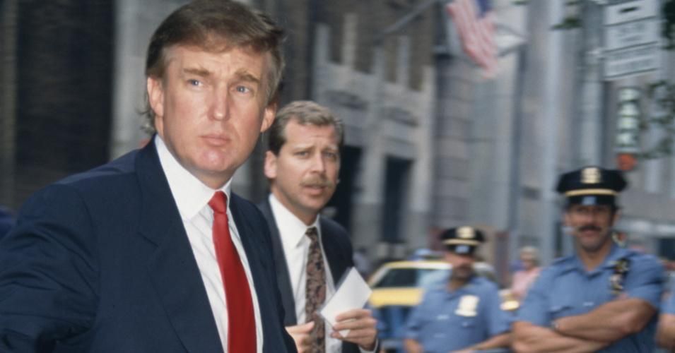 American businessman Donald Trump on a red carpet, USA, circa 1985. (Photo by Archive Photos/Getty Images)
