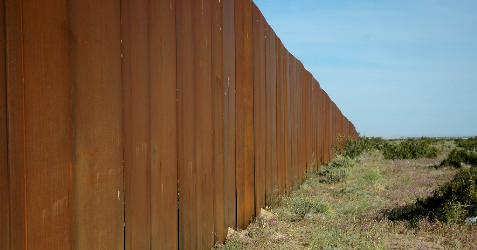 The U.S.-Mexico border wall 