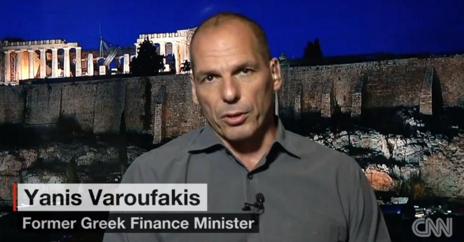 Varoufakis admitted that during negotiations his government did make some mistakes, but mostly in assuming that they were holding "a rational bargaining session." (Screenshot: CNN)