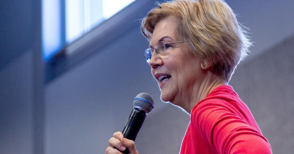 Sen. Elizabeth Warren in New Hampshire, January 2019.