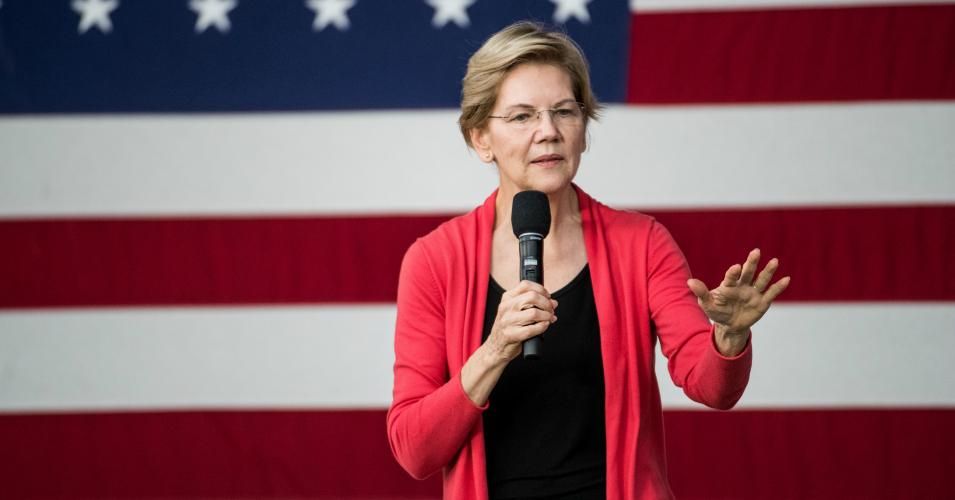 Democratic presidential candidate, Sen. Elizabeth Warren (D-MA) addresses a crowd outside of the Francis Marion Performing Arts Center October 26, 2019 in Florence, South Carolina. "No middle class tax increases," Warren said of her new Medicare for All "pay-for" plan, and vowed "$11 trillion in household expenses back in the pockets" of U.S. families. That figure, she said, is "substantially larger than the largest tax cut in American history." (Photo: Sean Rayford/Getty Images) 