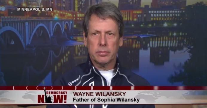 Wayne Wilansky, father of Sophia Wilansky, speaks on Democracy Now!