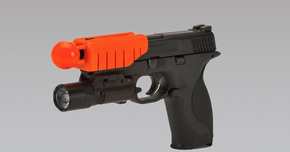 Ferguson plans to distribute the 'less lethal" gun attachment to its entire force. (Photo: Alternative Ballistics)