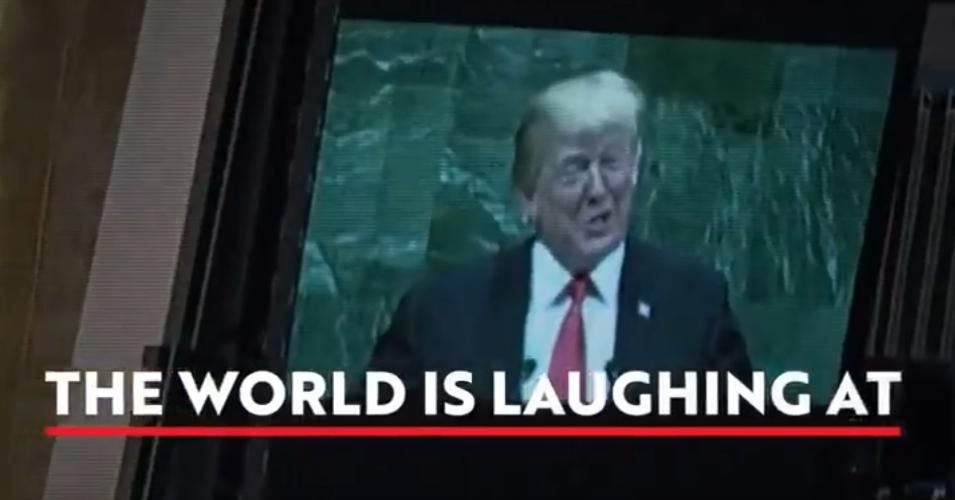 At this point, argues Washignton Post columnist Paul Waldman, "there is literally not a single person on Earth who gets laughed at more than Donald Trump." (Photo: Screenshot/Biden for President)