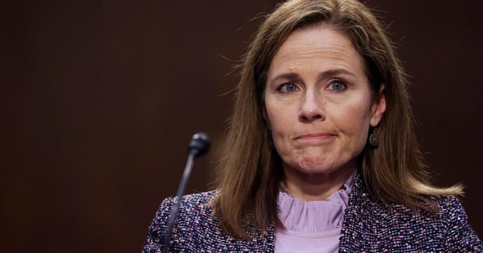 Supreme Court Associate Justice Amy Coney Barrett during her confirmation hearing before the Senate Judiciary Committee on October 14, 2020 in Washington, D.C. (Photo: Jonathan Ernst-Pool/Getty Images)