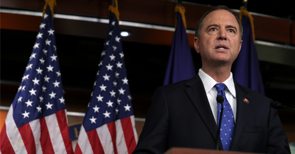 Rep. Adam Schiff (D-Calif.), chairman of the House Intelligence Committee, speaks during a news conference at the U.S. Capitol on September 25, 2019 in Washington, D.C. (Photo: Alex Wong/Getty Images)