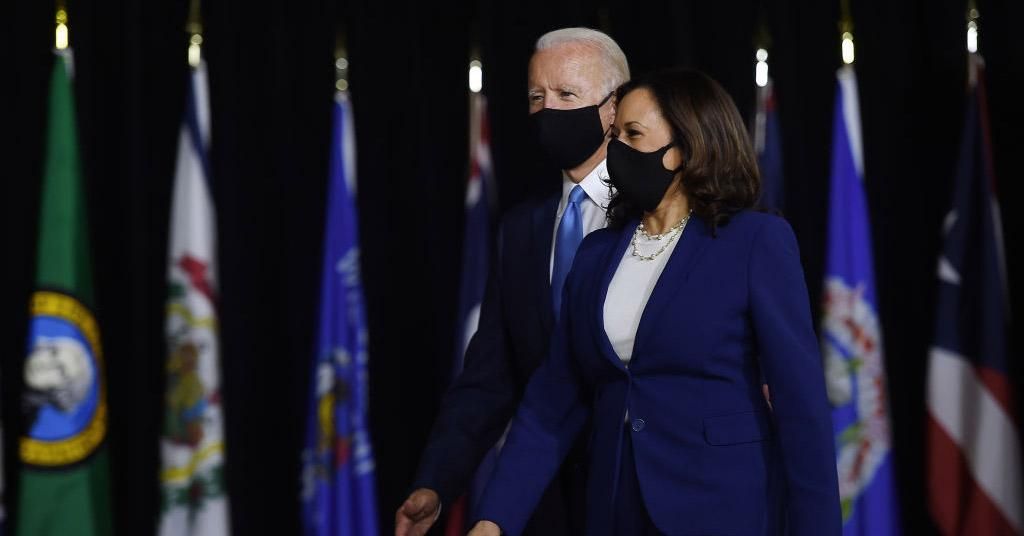 "Biden and Harris must be aggressive in putting forth their agenda, explaining its import and defending its elements," writes Jackson. "Trump has already made it clear that his campaign will be based on lies and libels about the Democratic agenda." (Photo: Olivier Douliery/AFP via Getty Images)