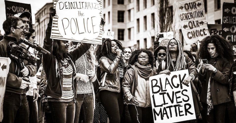 A Black Lives Matter protest, November 2015.
