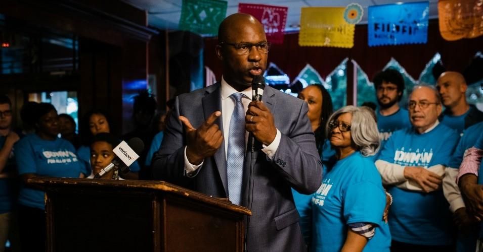 Bowman’s victory against an entrenched incumbent came on the heels of Alexandria Ocasio-Cortez’s 2018 unseating of 10 term Congressman Joseph Crowley in the nearby 14th District of New York. (Photo: Bowman for Congress)