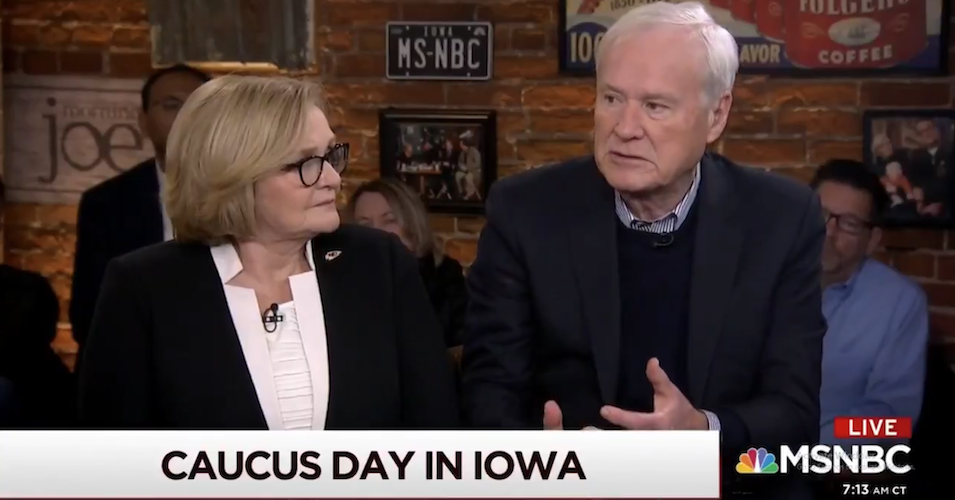 MSNBC host Chris Matthews on "Morning Joe" Monday said he was unhappy with the direction voters are taking the Democratic Party. (Photo: screenshot/MSNBC)
