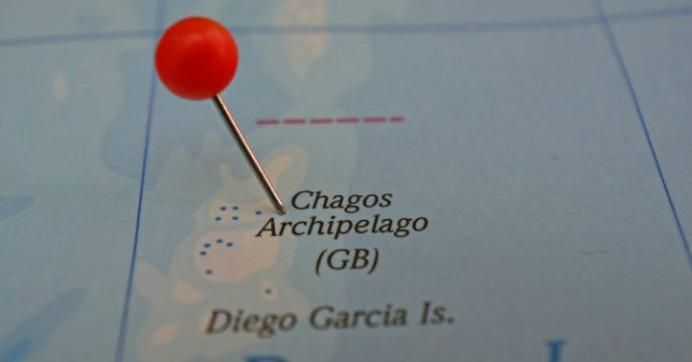 Diego Garcia on map