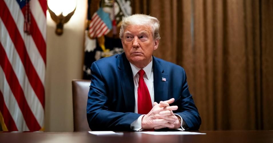 "Though few seem to realize it, Trump has provided the nation with a roadmap of how he could unilaterally destroy Social Security, without the need for Congress, once the election is over," writes Altman. (Photo: Doug Mills-Pool/Getty Images)
