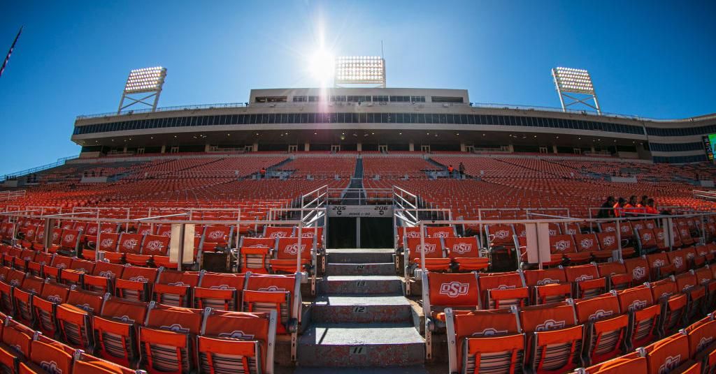 Oklahoma State Cowboys stadium empty on November 2, 2019 at Boone Pickens Stadium in Stillwater, Oklahoma. (Photo by William Purnell/Icon Sportswire via Getty Images)
