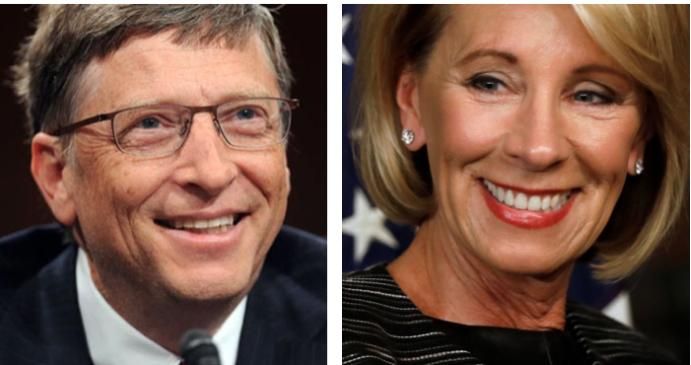 Bill Gates & Betsy DeVos
