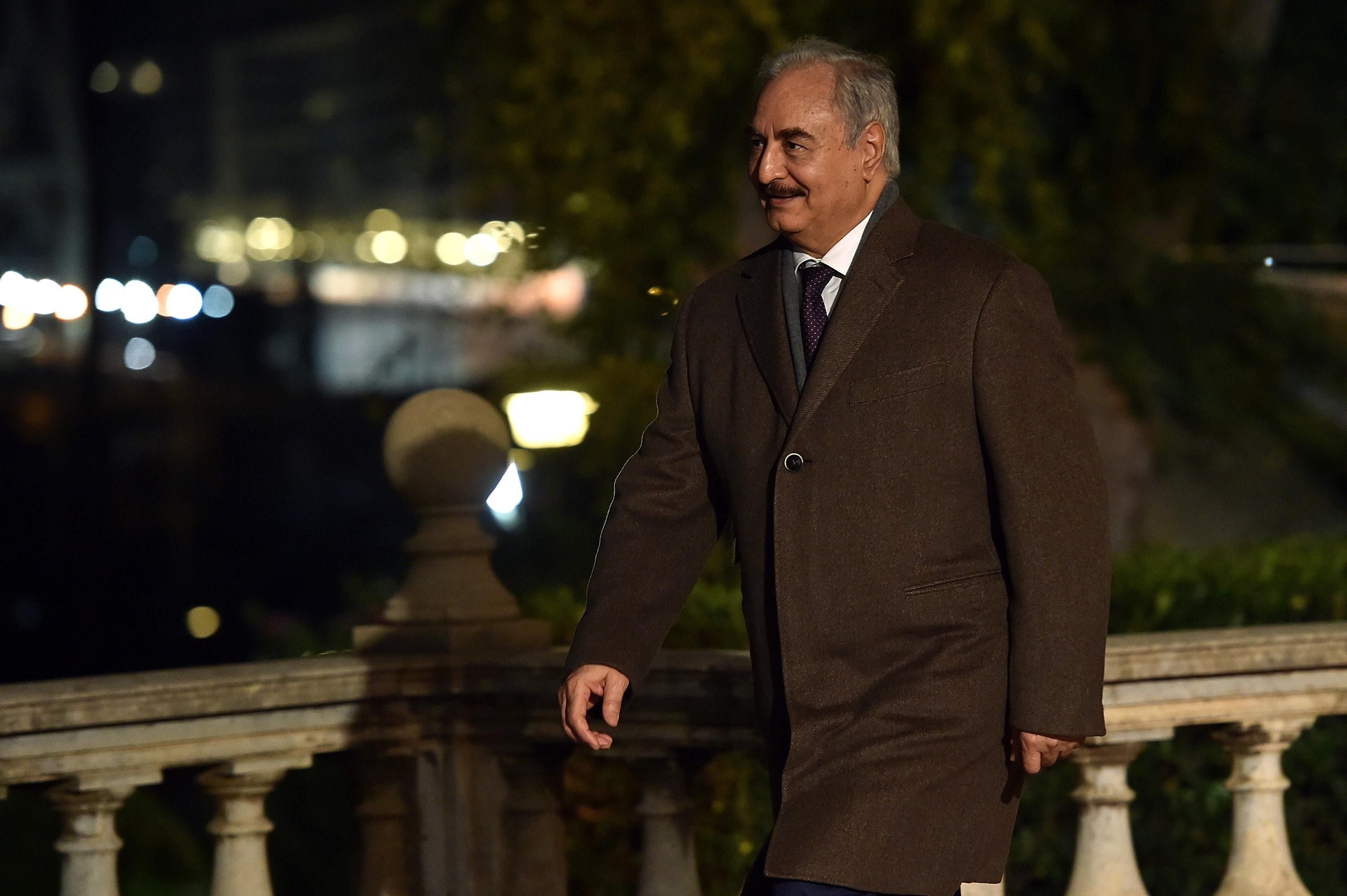 General Khalifa Haftar attends the Conference for Libya at Villa Igiea on November 12, 2018 in Palermo, Italy. (Photo: Tullio Puglia/Getty Images)