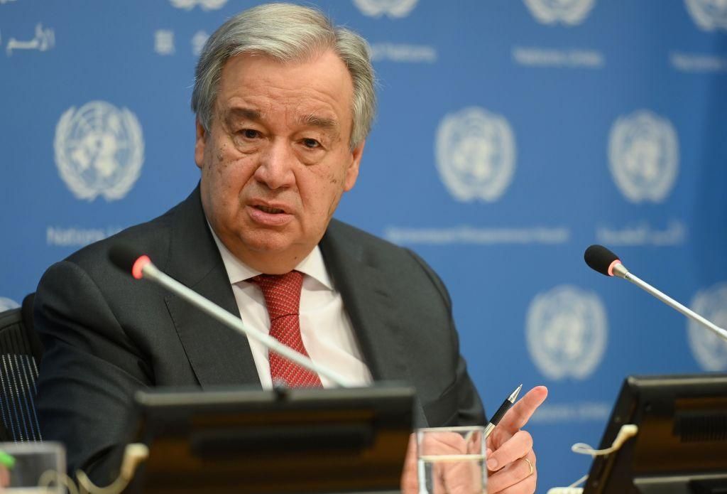 United Nations Secretary General Antonio Guterres. (Photo by ANGELA WEISS/AFP via Getty Images)