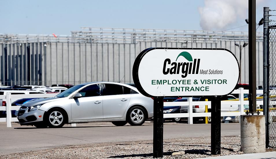 MEAT SOLUTIONS: The Cargill meatpacking plant remains in operation after scaling production after as many as 18 employees have contracted the coronavirus (COVID-19) virus on April 17, 2020 in Fort Morgan, Colorado. Meatpacking plants are altering their production as outbreaks of the virus have been reported at the factories in Colorado, South Dakota, and Iowa.