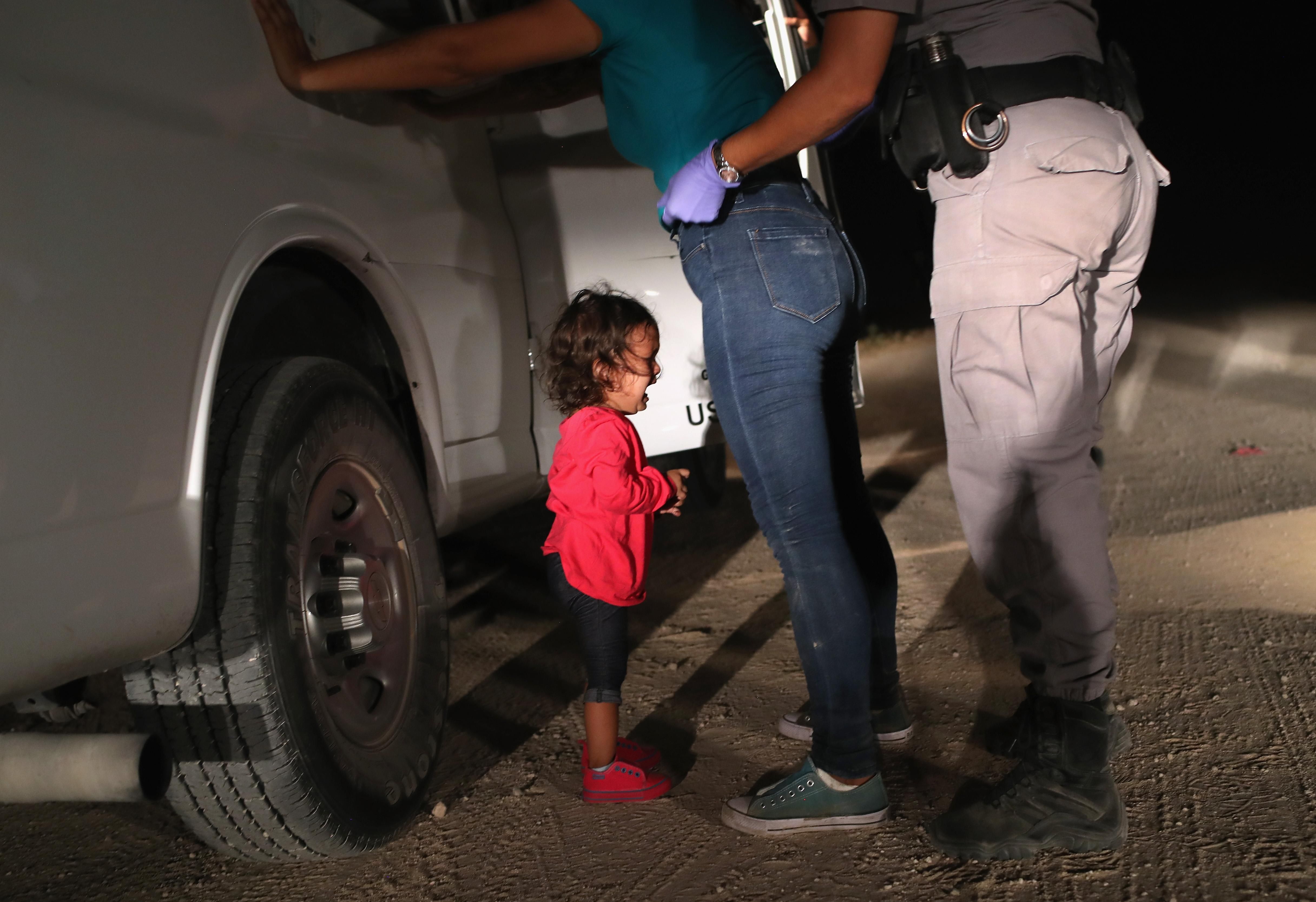 Customs and Border Protection (CBP) is executing the Trump administration's 'zero tolerance' policy towards undocumented immigrants. (Photo by John Moore/Getty Images)