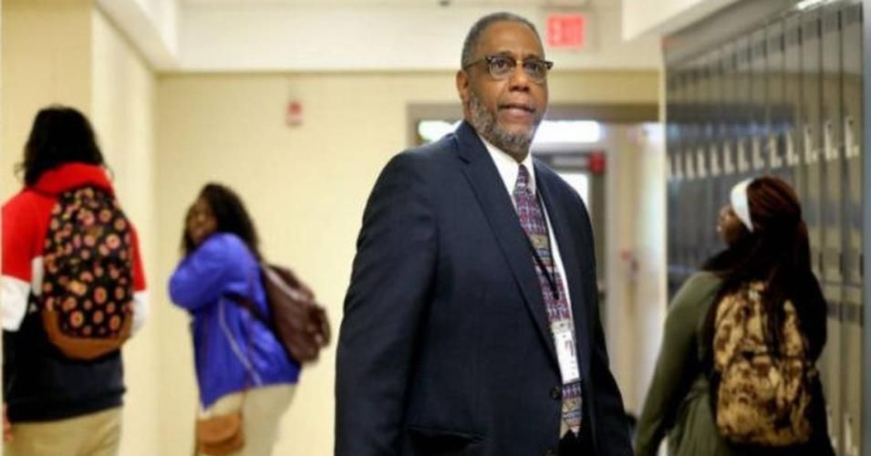 Henry Darby, a principal in South Carolina, works a second job at Walmart to earn extra money to help his needy students. (Photo: GoFundMe)