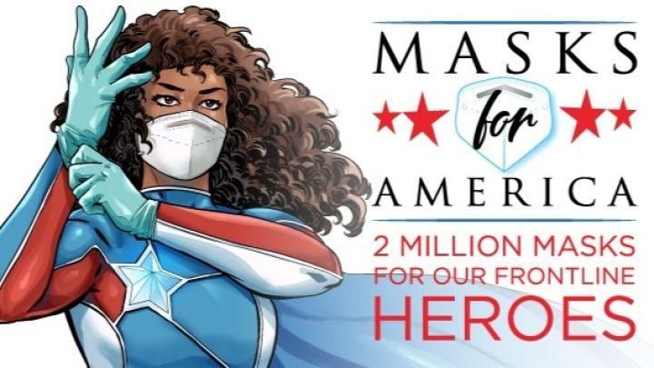 "Inadequate PPE (personal protective equipment) for health care workers is just one injustice in our inequitable health care system," writes Sririam. (Image: Masks for America)