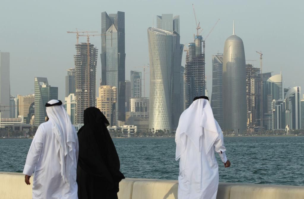 Qatar is a small peninsula sticking up from Arabia into the Gulf. (Photo: Sean Gallup/Getty Images)