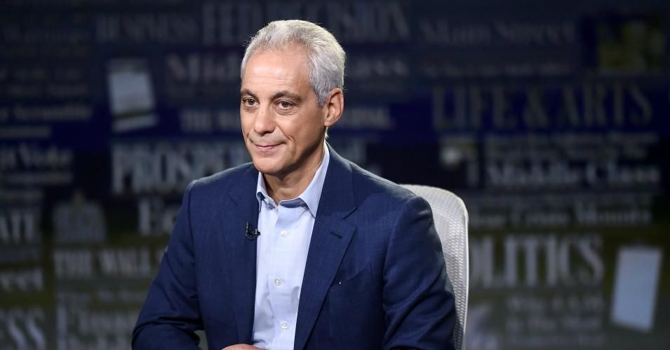 Former Chicago Mayor Rahm Emanuel visits WSJ at Large with Gerry Baker at Fox Business Network studios on August 1, 2019 in New York City. (Photo: Steven Ferdman/Getty Images)