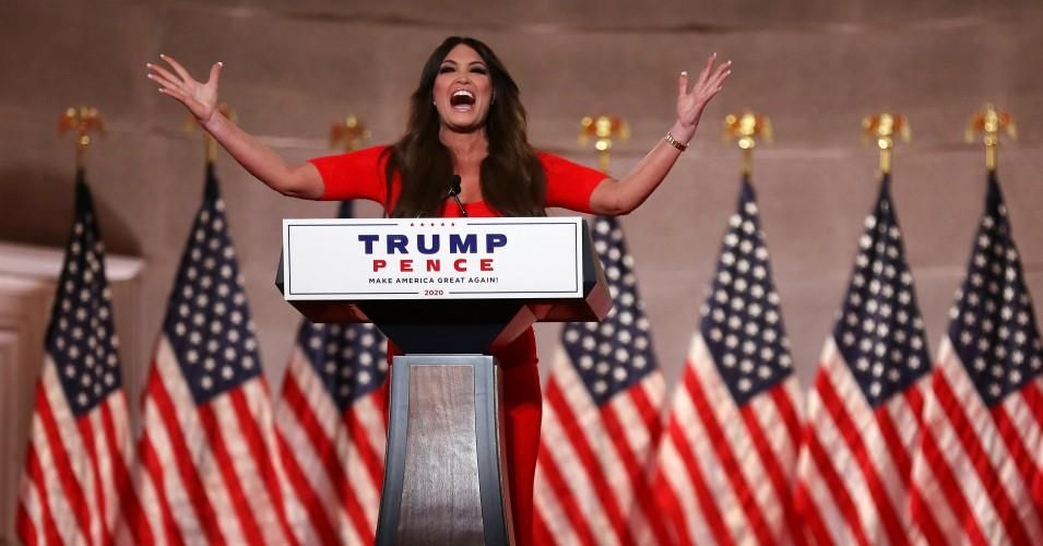 Kimberly Guilfoyle delivers her address to the Republican National Convention at the Mellon Auditorium on August 24, 2020 in Washington, D.C. (Photo: Chip Somodevilla/Getty Images)