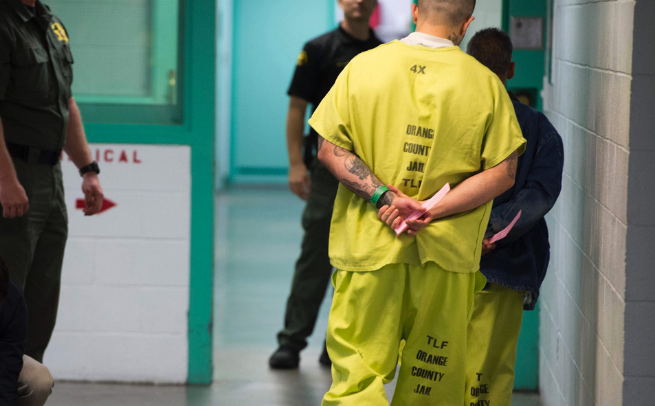A county jail in Orange, California. A national inmate strike has been called until Sept. 9. (Photo: Robyn Beck / AFP - Getty Images)