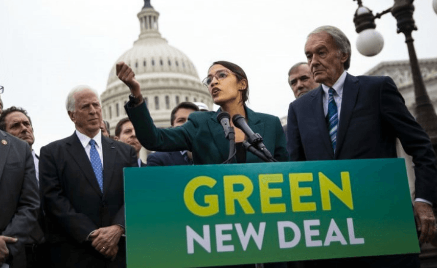 Opinion Establishment Media and the Green New Deal New