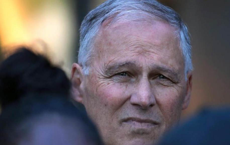 Inslee did use most of his time to hammer on the "climate crisis."(Photo: Scott Olson/Getty Images)