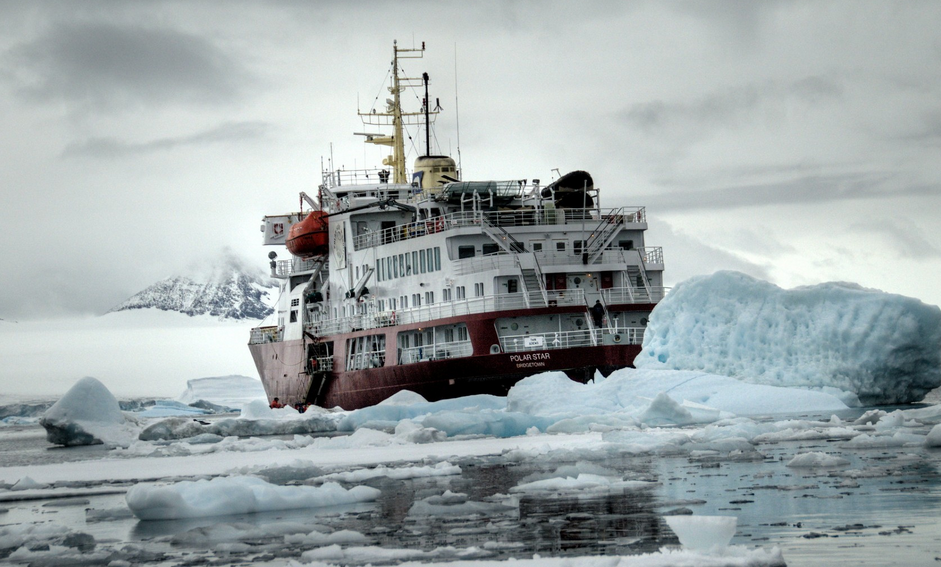 The icebreaker Polar Star in Antarctica. (Photo: Ville Miettinen, CC BY-NC 2.0)