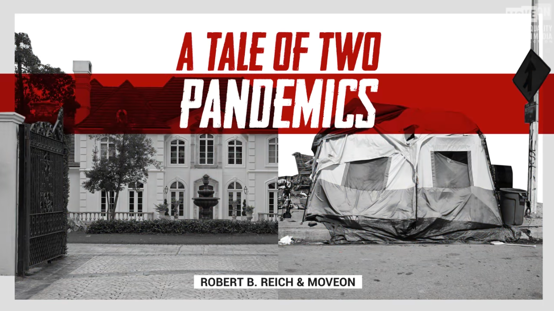 Systematic inequality in America has produced two very different pandemics. (Photo: Screenshot/Youtube)